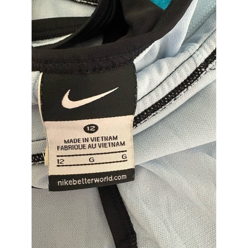 Nike 1-piece Swimsuit Sz 12 Nike NX Victory Color Block Y2K Sport - Picture 7 of 8